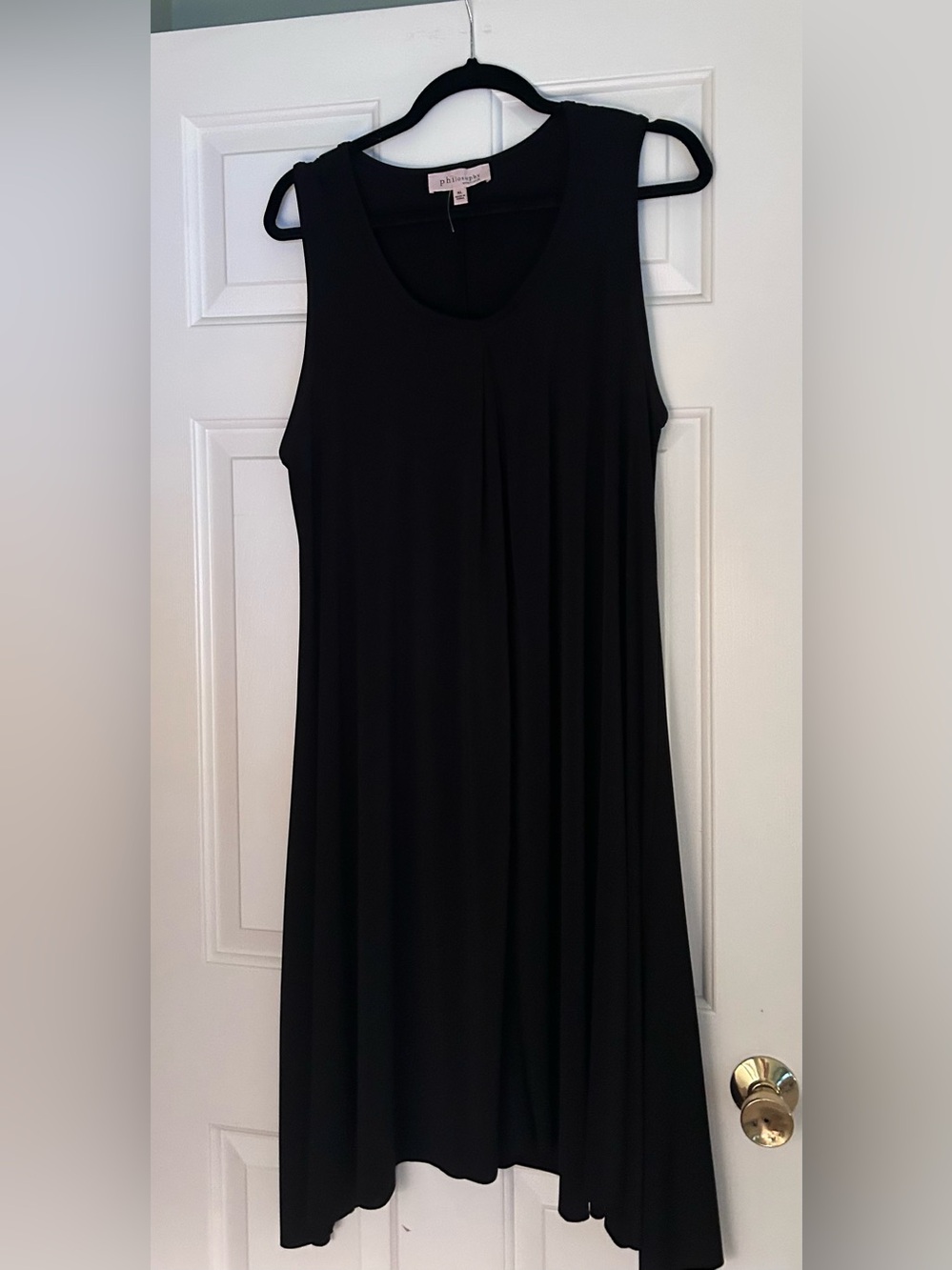 NWOT PHILOPSOPHY Black Sleeveless A-line Dress XL